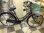 画像1: 〔中古自転車〕シティサイクル　ママチャリ　26インチ　シングル　大型ステンレスカゴ　ダークブルー (1)