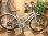 画像1: 〔中古自転車〕ブリヂストン　MarkRosa マークローザ　シティクロス　27インチ　外装6段変速　LEDオートライト　アルミフレーム　ローラーブレーキ　BAA自転車安全基準適合　純正フロントバスケット　ライトブルー (1)