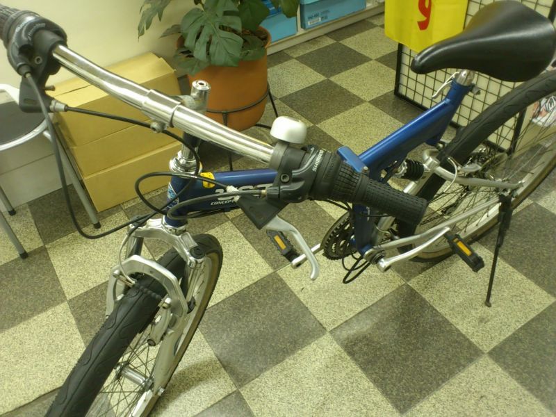 中古自転車〕UGO 片山右京プロデュース 26インチ 3×6段変速 折りたたみ 