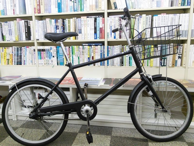 中古自転車 良品計画 無印良品 ミニベロ 小径車 インチ 3段変速 ローラーブレーキ ブラック 古本と中古自転車の現代屋
