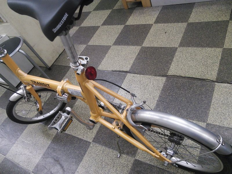 中古自転車〕ブリヂストン TRANSIT 折りたたみ自転車 16インチ
