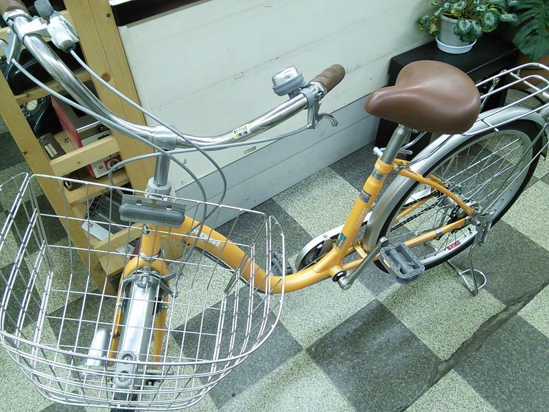 中古自転車〕マルキン シティサイクル ママチャリ 22インチ 内装3段 