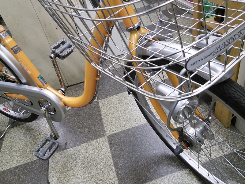 中古自転車〕マルキン シティサイクル ママチャリ 22インチ 内装3段 