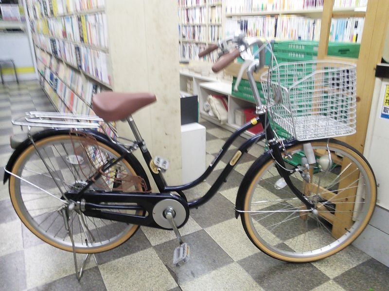 中古自転車 シティサイクル ママチャリ 24インチ シングル ダークブルー 古本と中古自転車の現代屋 中古自転車 シティサイクル ママチャリ 24インチ シングル ダークブルー 古本と中古自転車の現代屋
