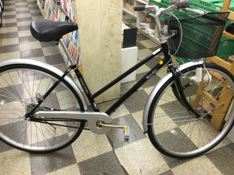 中古自転車〕マルキン シティサイクル 27インチ シングル BAA自転車