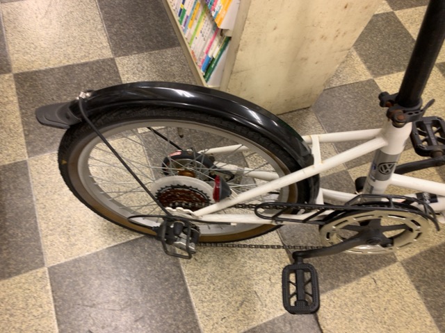 中古自転車〕volkswargen フォルクスワーゲン 折りたたみ自転車 20