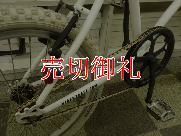 画像3: 〔中古自転車〕ミニベロ　小径車　20インチ　シングル　前輪クイックリリース　ホワイト