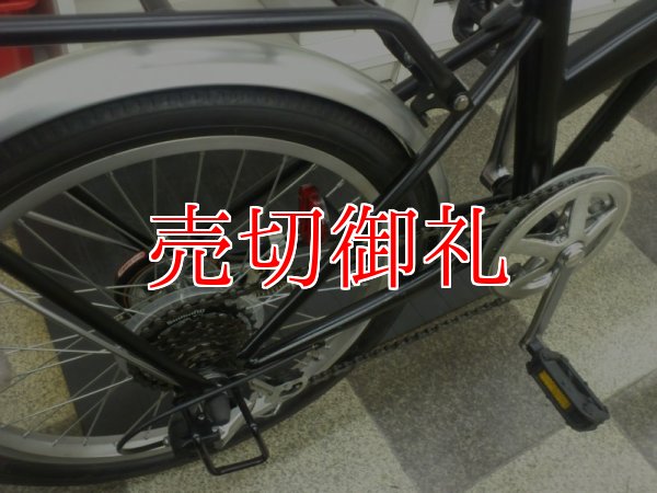 画像3: 〔中古自転車〕折りたたみ自転車　20インチ　6段変速　リアパイプキャリア　ブラック
