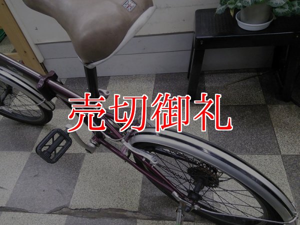 画像4: 〔中古自転車〕MINI ミニ　折りたたみ自転車　20インチ　外装6段変速　ダークレッド