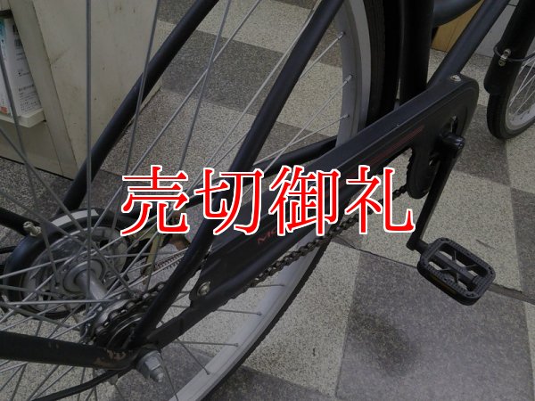 画像4: 〔中古自転車〕シティサイクル　27インチ　シングル　同色パイプキャリア　大型カゴ　ブラック