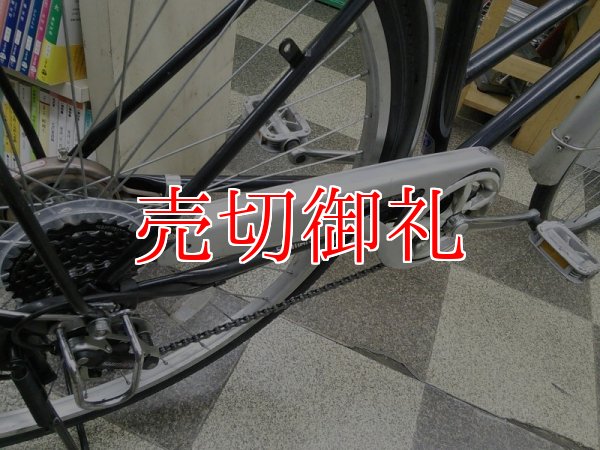 画像3: 〔中古自転車〕シティサイクル　ママチャリ　27インチ　外装6段変速　オートライト　ブラック