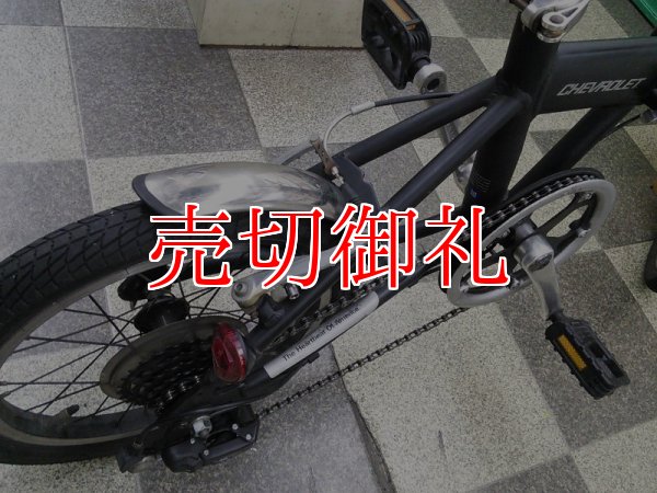 画像3: 〔中古自転車〕CHEVROLET シボレー　折りたたみ自転車　16インチ　外装6段変速　軽量アルミフレーム　ブラック