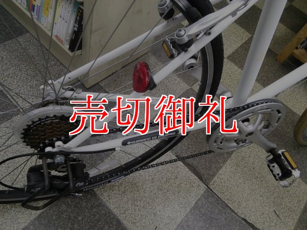 画像3: 〔中古自転車〕クロスバイク　700×28C　外装7段変速　Vブレーキ　ホワイト