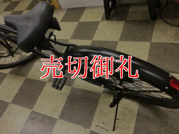 画像4: 〔中古自転車〕シティクルーザー　ビーチクルーザー風　26×2.35　外装6段変速　ブラック