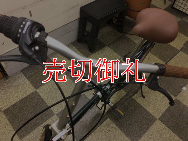 画像5: 〔中古自転車〕折りたたみ自転車　20インチ　外装6段変速　グリーン