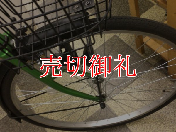 画像2: 〔中古自転車〕シティサイクル　ママチャリ　26インチ　シングル　ライトグリーン