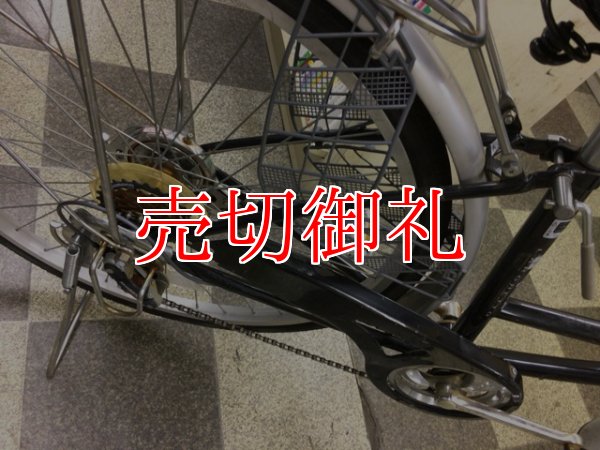 画像3: 〔中古自転車〕シティサイクル　ママチャリ　26インチ　外装6段変速　LEDオートライト　ブラック