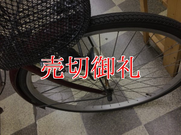 画像2: 〔中古自転車〕シティサイクル　ママチャリ　26インチ　シングル　赤系