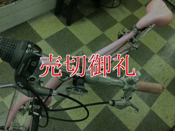 画像4: 〔中古自転車〕クロスバイク　700×28C　外装6段変速　Vブレーキ　ピンク