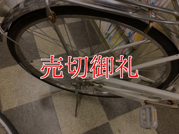 画像3: 〔中古自転車〕シティサイクル　ママチャリ　27インチ　シングル　LEDオートライト　BAA自転車安全基準適合　ホワイト