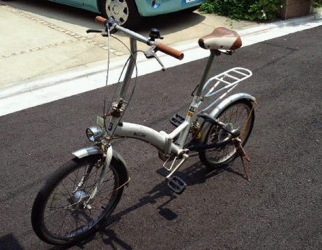 画像: 大田区上池台　折りたたみ自転車　無料回収