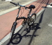 画像: 品川区荏原　折りたたみ自転車　無料回収
