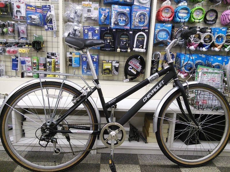 中古自転車〕CHEVROLET シボレー シティクロス 26インチ 6段変速 