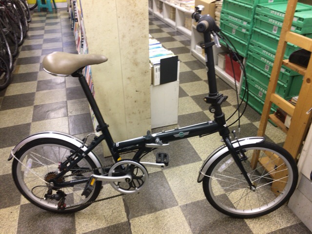 中古自転車〕MINI ミニ 折りたたみ自転車 20インチ 外装6段変速 軽量 ...
