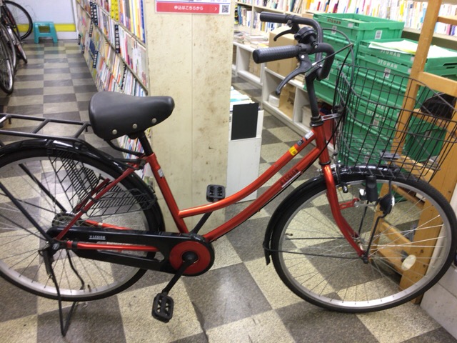 楽天市場】自転車 26インチ ママチャリ（カラーワインレッド