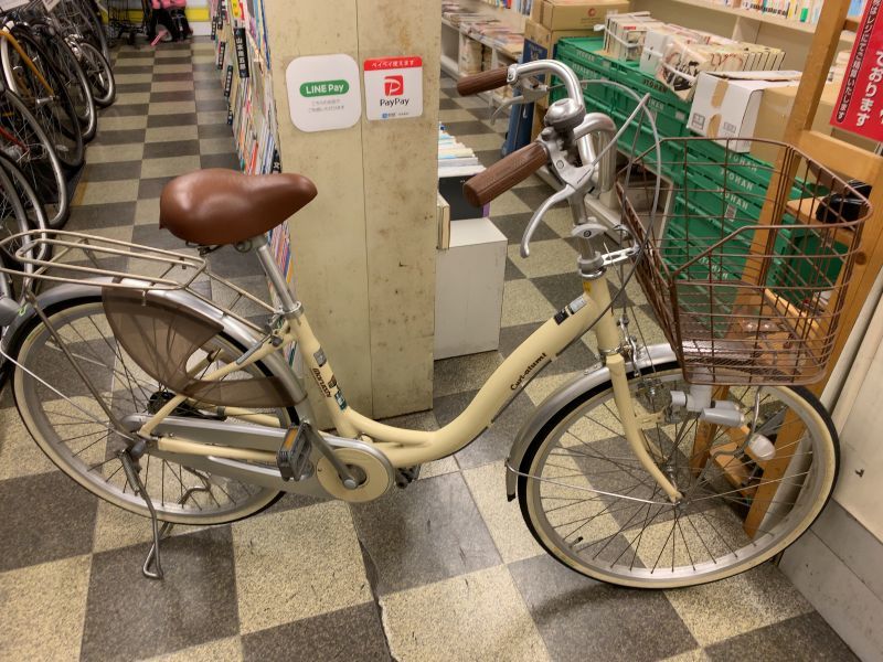 中古自転車〕マルイシ シティサイクル 24インチ シングル 軽量アルミ ...